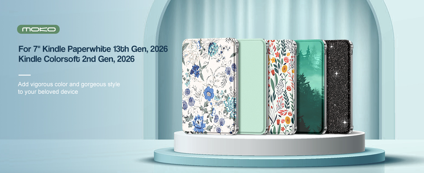 7" kindle paperwgite 13th gen 2026 case