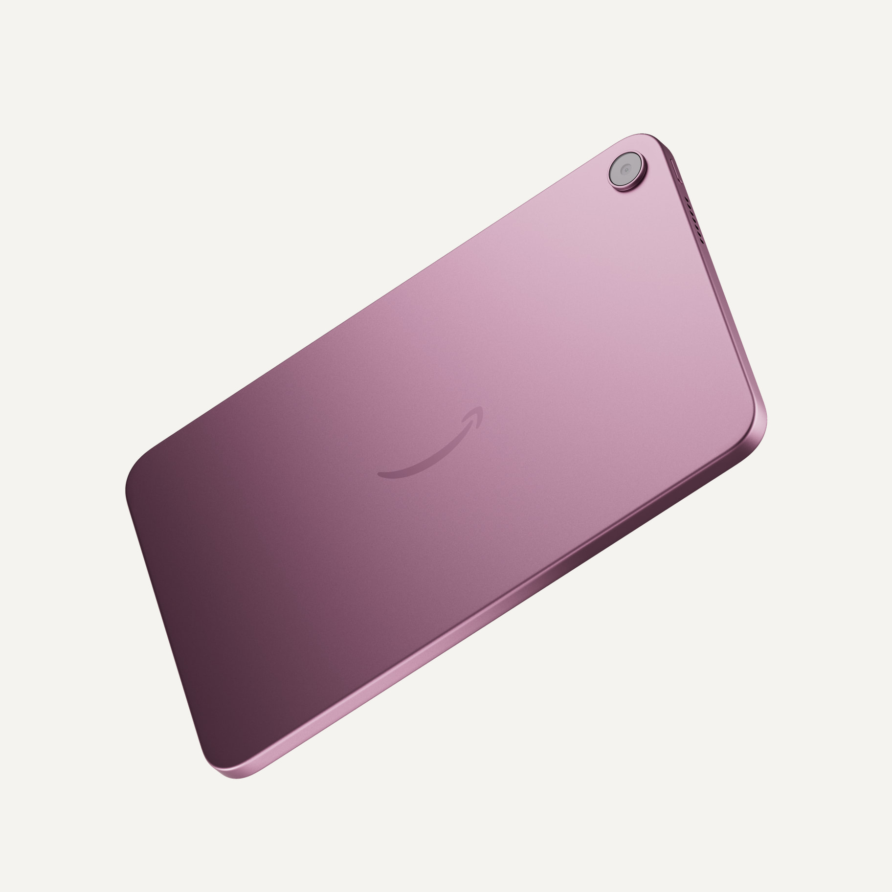 Back view of Amazon Alexa Tablet 8 with rear camera.